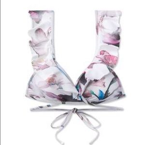 NWT WET Swimwear Victoria ruffle top